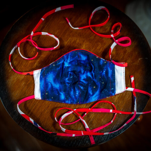 Mask - Marimekko Pieni Unikko bias ties (6) Mask - Marimekko Pieni Unikko bias ties (6)