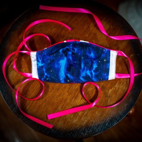 Mask - Marimekko Pieni Unikko ribbon (12) Mask - Marimekko Pieni Unikko ribbon (12)